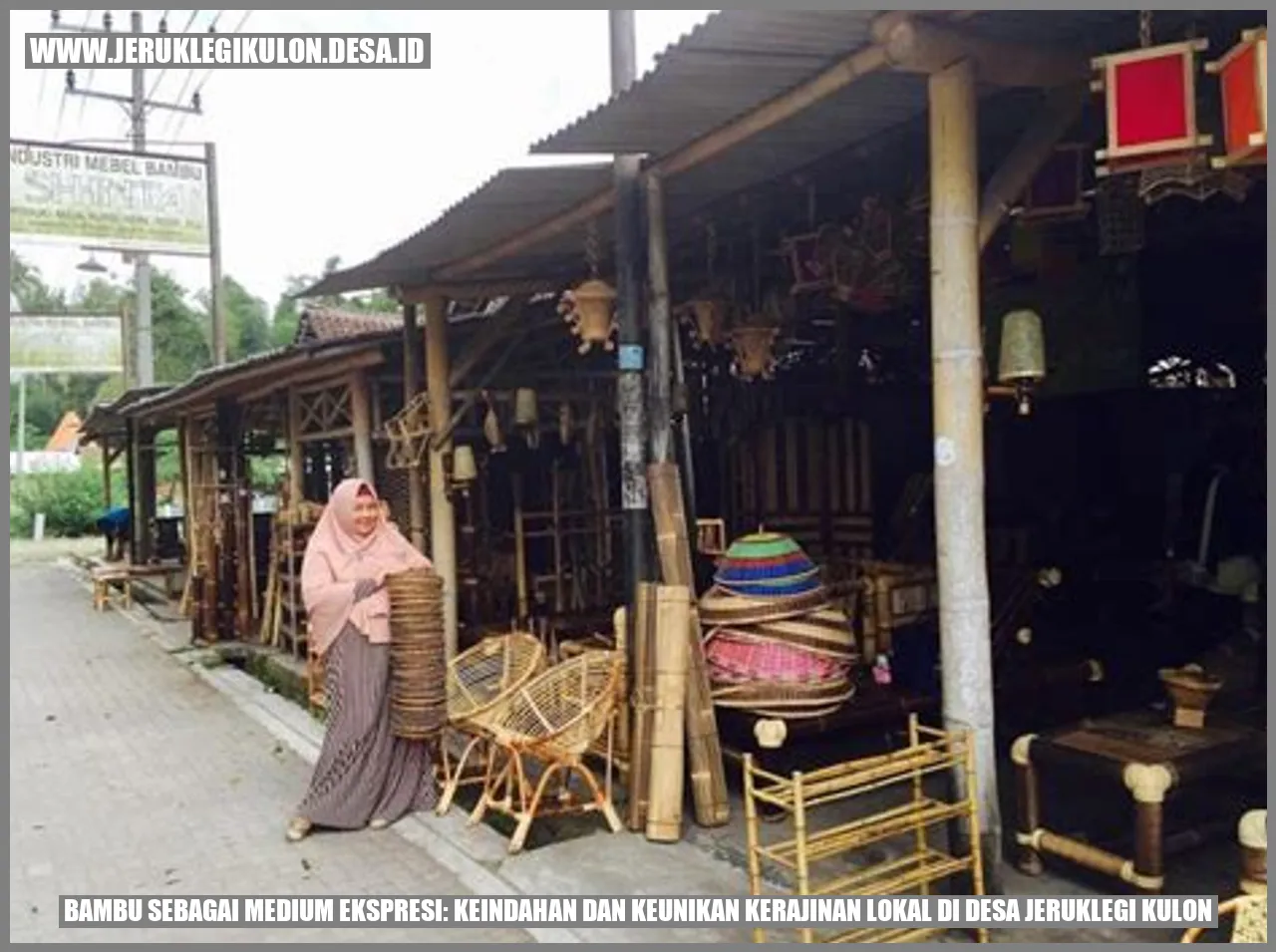 Gambar Kerajinan Bambu