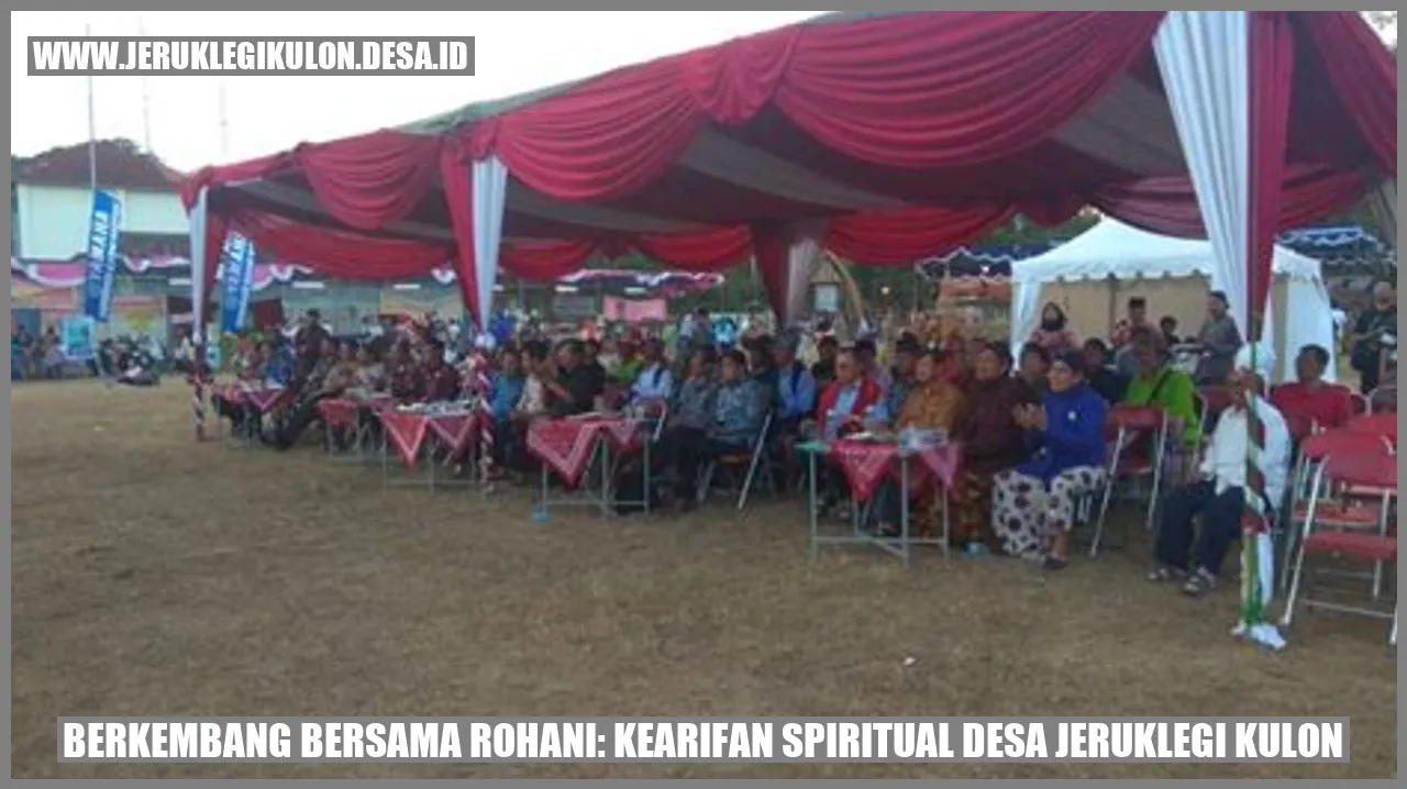 Kearifan Spiritual Desa Jeruklegi Kulon