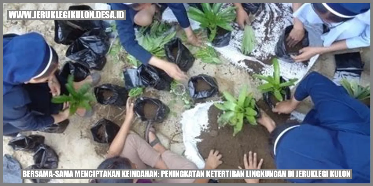 Bersama-sama Menciptakan Keindahan: Peningkatan Ketertiban Lingkungan di Jeruklegi Kulon