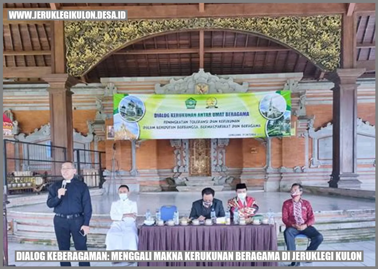 Dialog Keberagaman: Menggali Makna Kerukunan Beragama di Jeruklegi Kulon