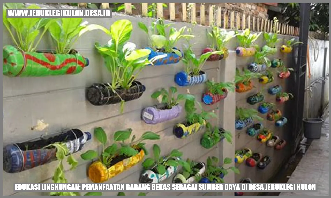 Edukasi Lingkungan: Pemanfaatan Barang Bekas sebagai Penyadap Air