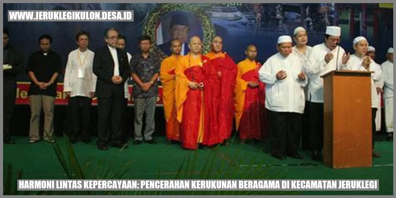 Gambar Harmoni Lintas Kepercayaan: Pencerahan Kerukunan Beragama di Kecamatan Jeruklegi