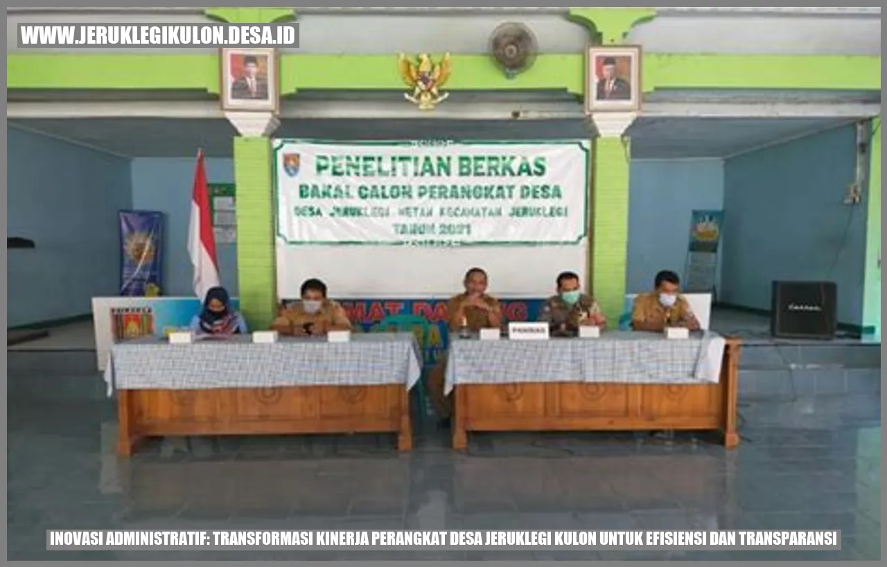 Inovasi Administratif: Transformasi Kinerja Perangkat Desa Jeruklegi Kulon untuk Efisiensi dan Transparansi