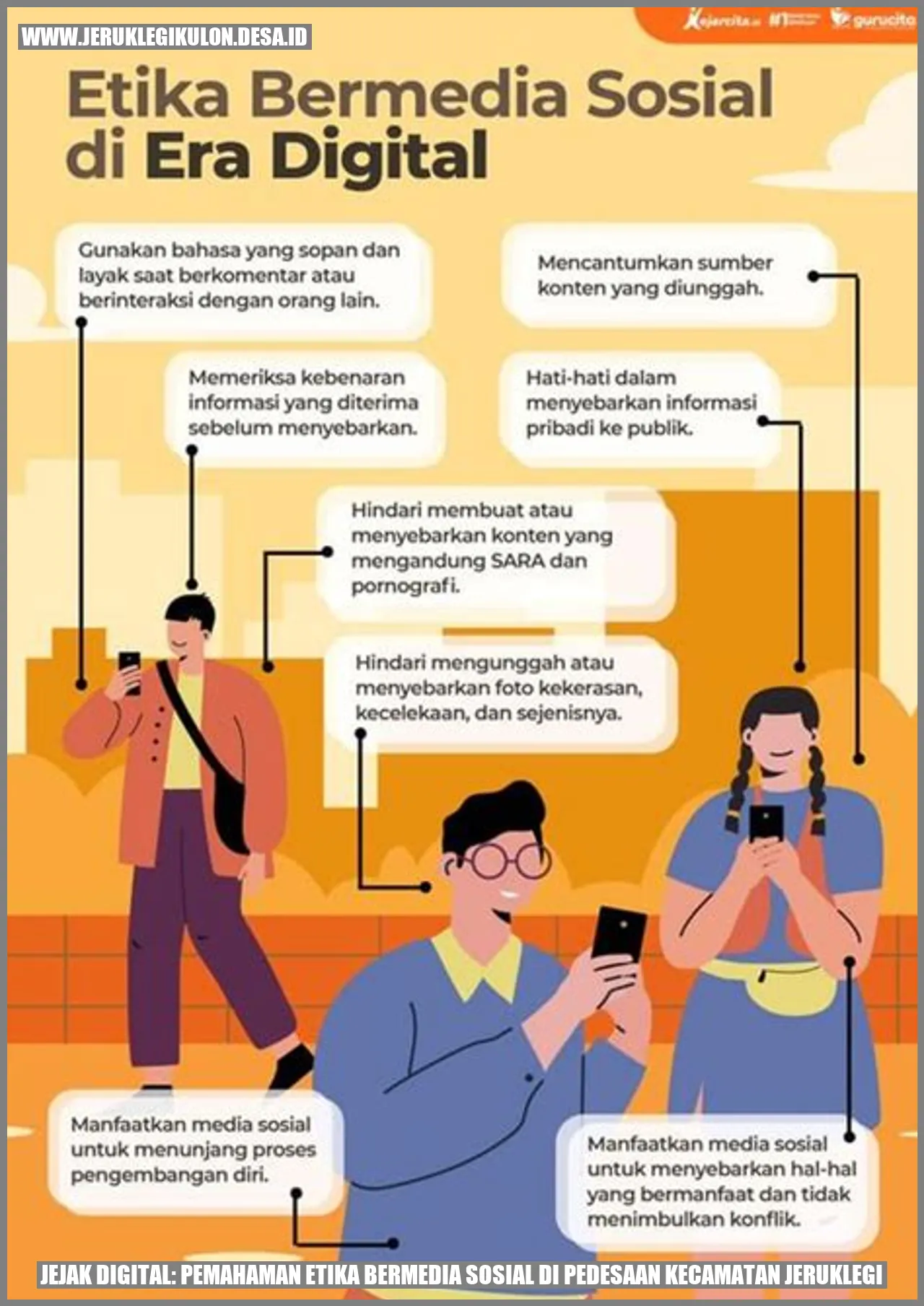 Gambar Jejak Digital: Pemahaman Etika Bermedia Sosial di Pedesaan Kecamatan Jeruklegi