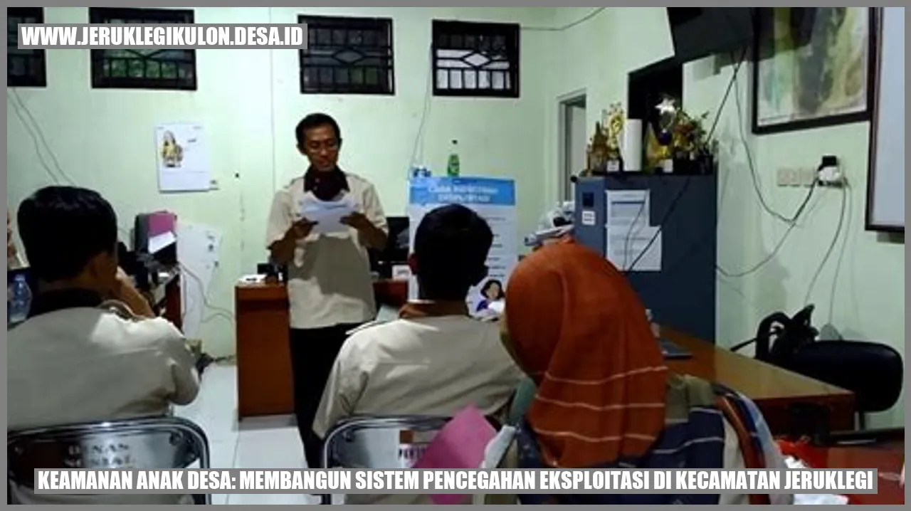 Keamanan Anak Desa: Membangun Sistem Pencegahan Eksploitasi di Kecamatan Jeruklegi