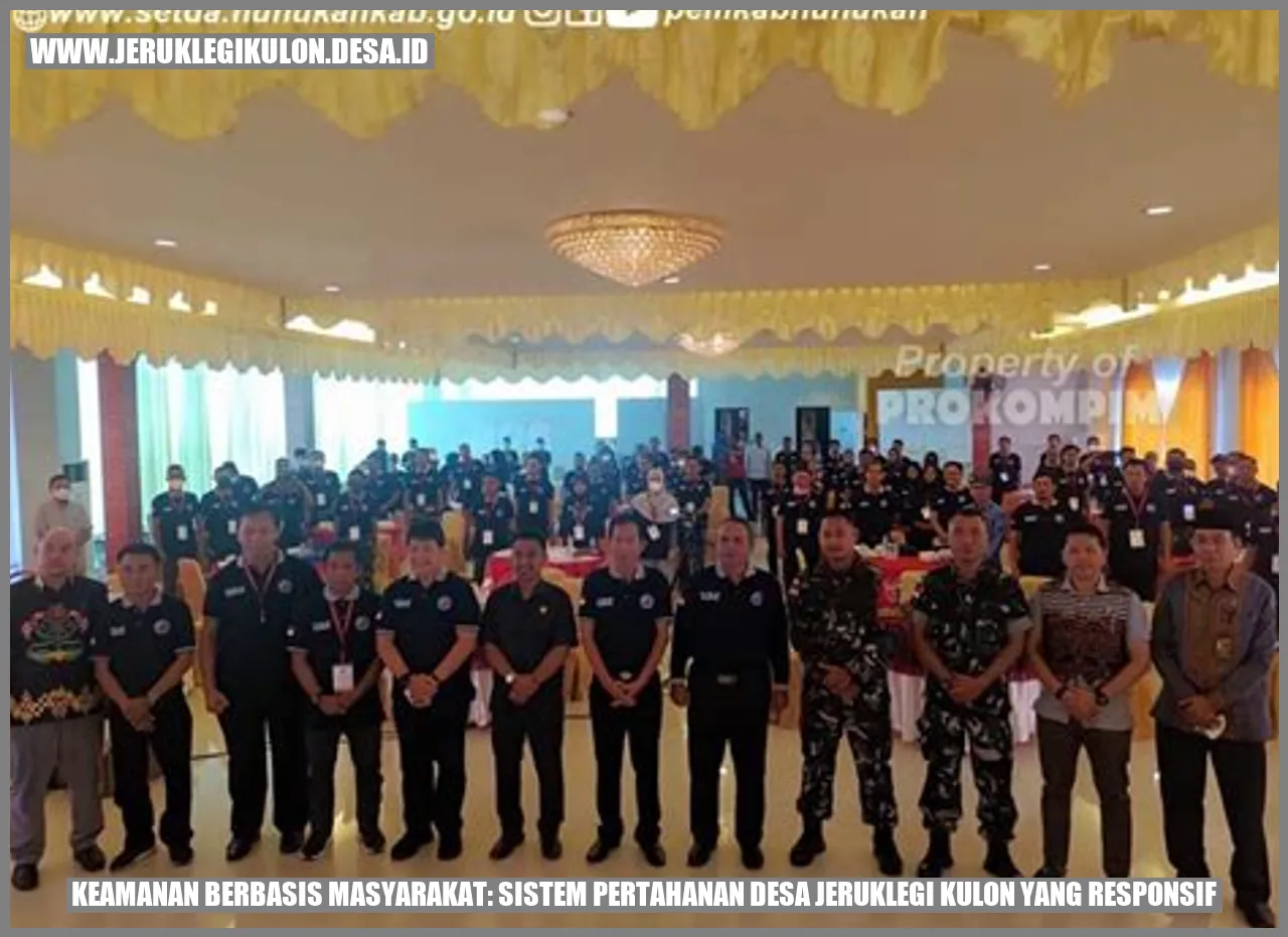 Keamanan Berbasis Masyarakat: Sistem Pertahanan Desa Jeruklegi Kulon yang Responsif