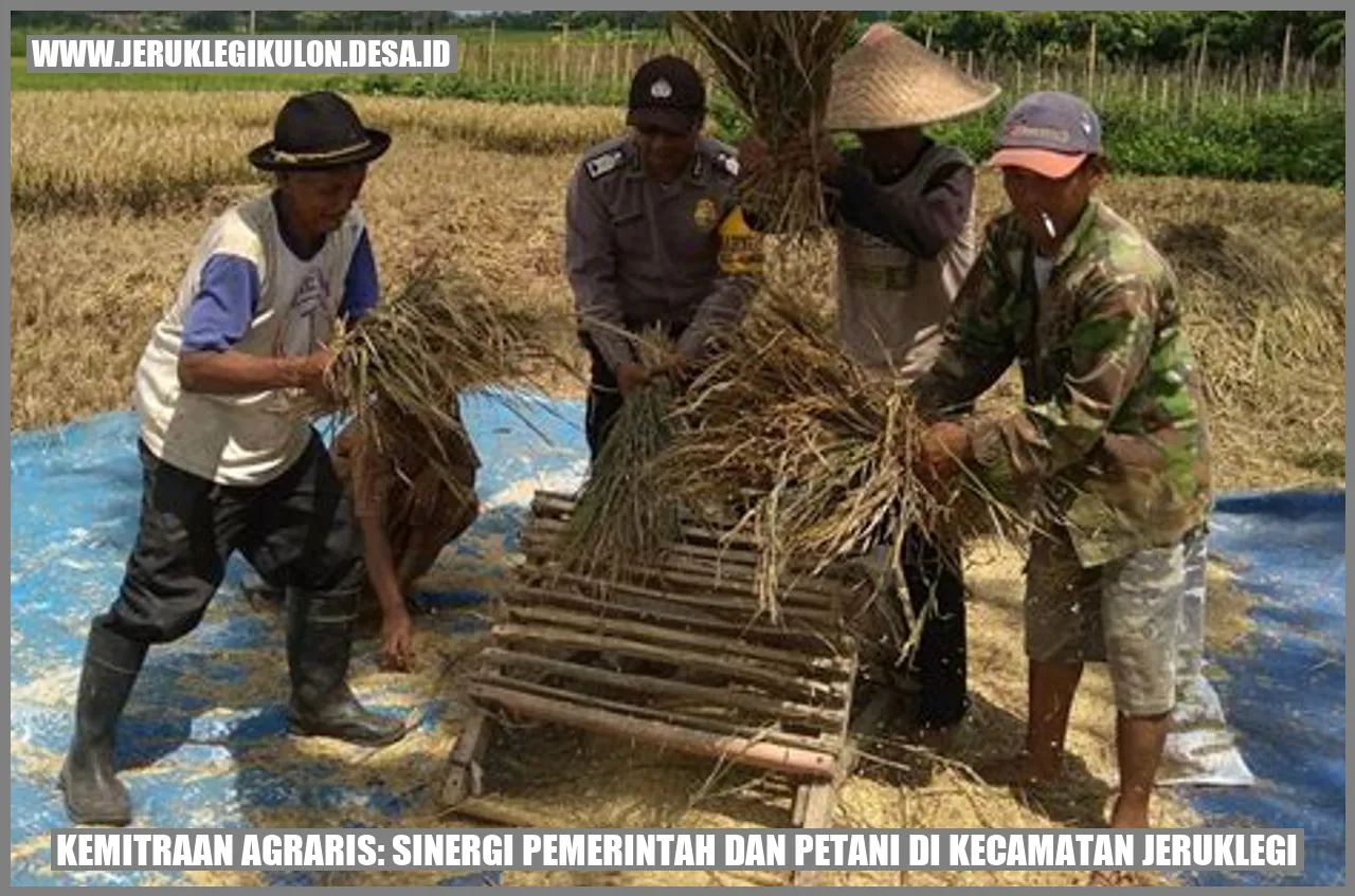 Kemitraan Agraris: Sinergi Pemerintah dan Petani di Kecamatan Jeruklegi