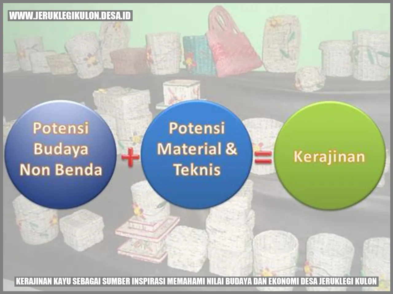 Kerajinan Kayu sebagai Sumber Inspirasi: Memahami Nilai Budaya dan Ekonomi Desa Jeruklegi Kulon