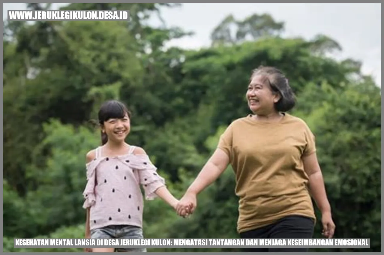Kesehatan Mental Lansia di Desa Jeruklegi Kulon