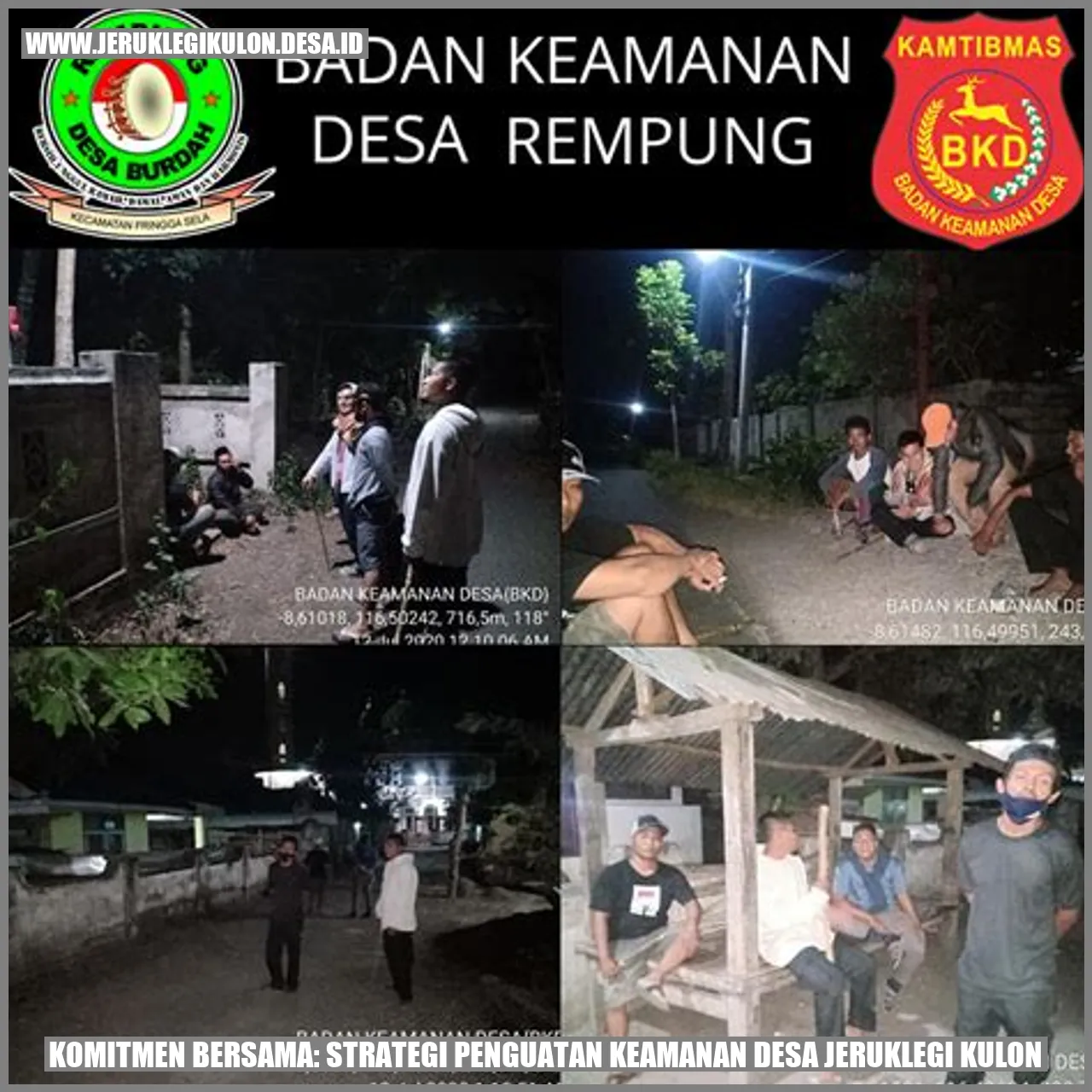 Komitmen Bersama: Strategi Penguatan Keamanan Desa Jeruklegi Kulon