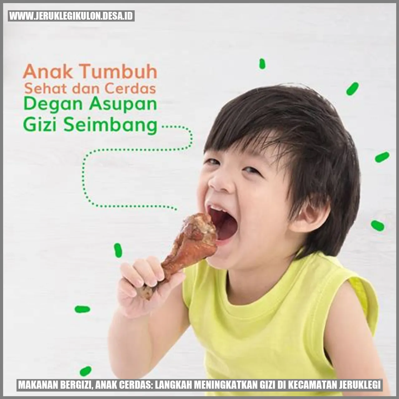 Makanan Bergizi, Anak Cerdas: Langkah Meningkatkan Gizi di Kecamatan Jeruklegi