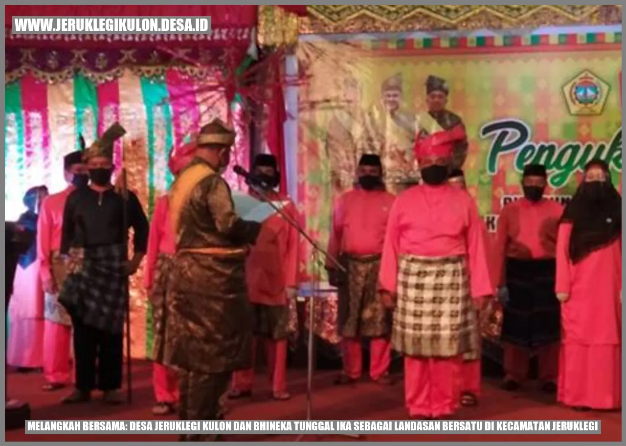 Desa Jeruklegi Kulon dan Bhineka Tunggal Ika