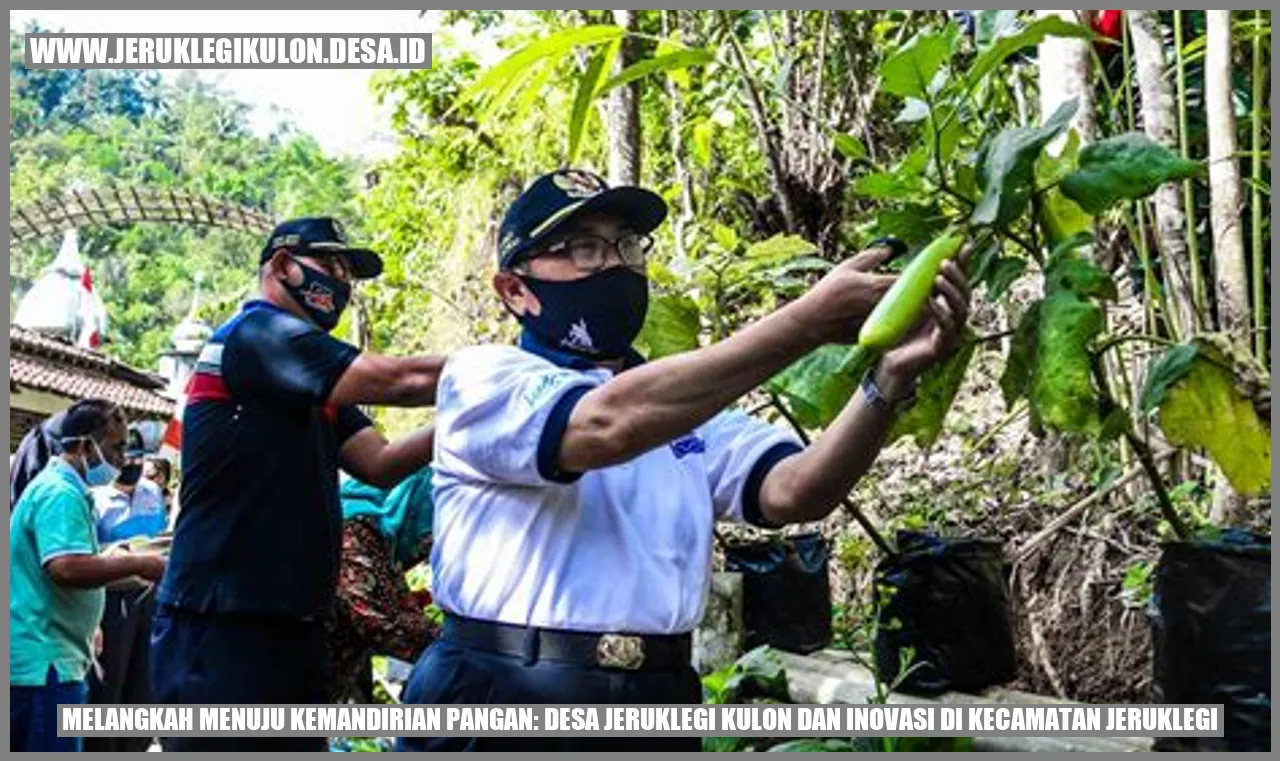 Melangkah Menuju Kemandirian Pangan: Desa Jeruklegi Kulon dan Inovasi di Kecamatan Jeruklegi