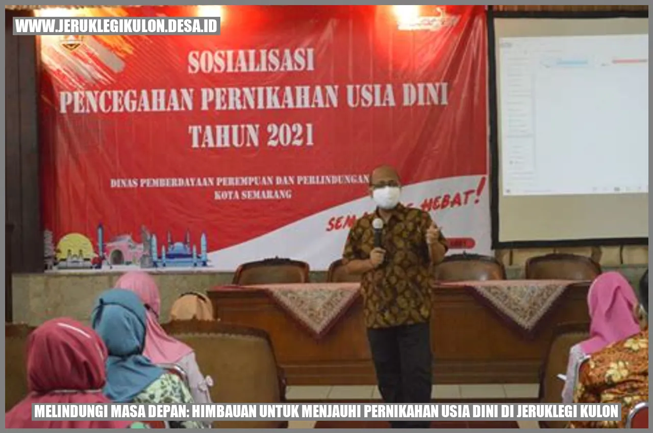 Gambar Melindungi Masa Depan: Himbauan untuk Menjauhi Pernikahan Usia Dini di Jeruklegi Kulon
