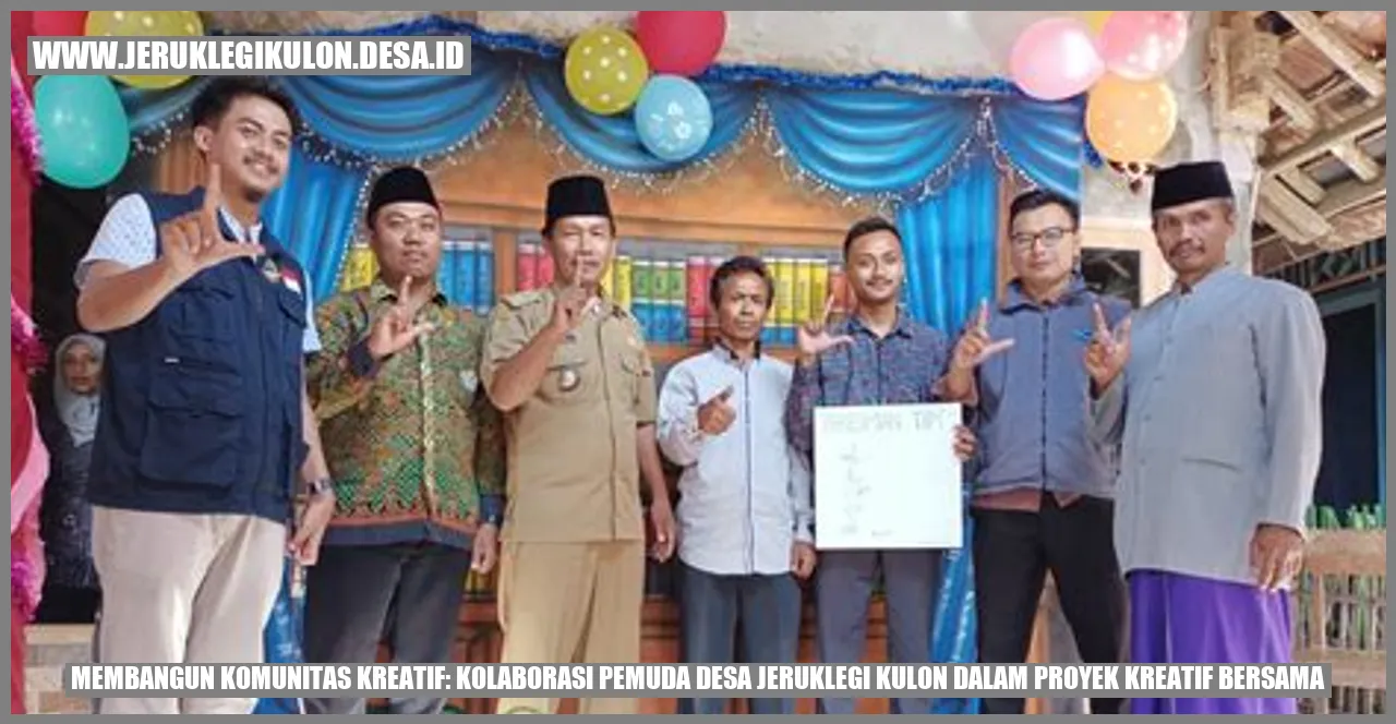 Komunitas Kreatif: Pemuda Desa Jeruklegi Kulon dalam Proyek Kreatif Bersama