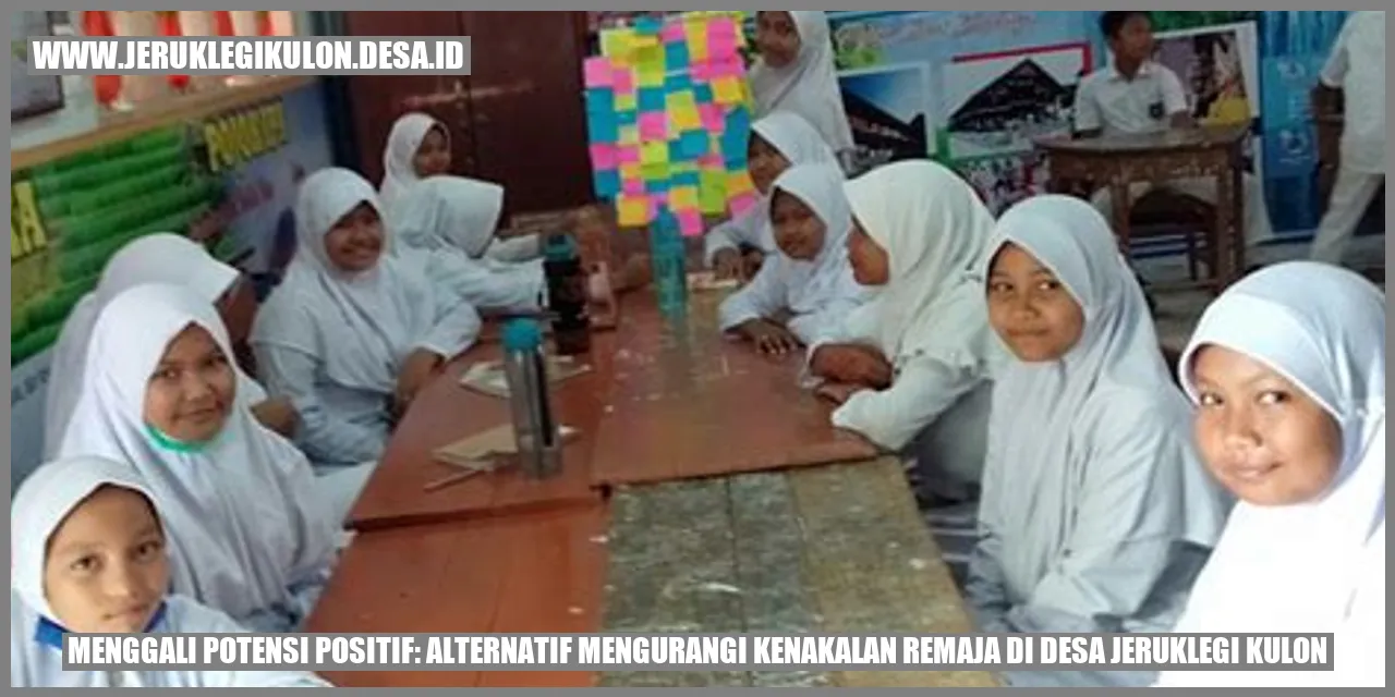 Menggali Potensi Positif: Alternatif Mengurangi Kenakalan Remaja di Desa Jeruklegi Kulon