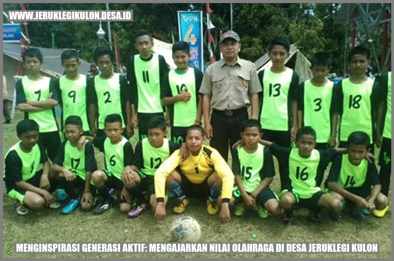 Menginspirasi Generasi Aktif: Mengajarkan Nilai Olahraga di Desa Jeruklegi Kulon