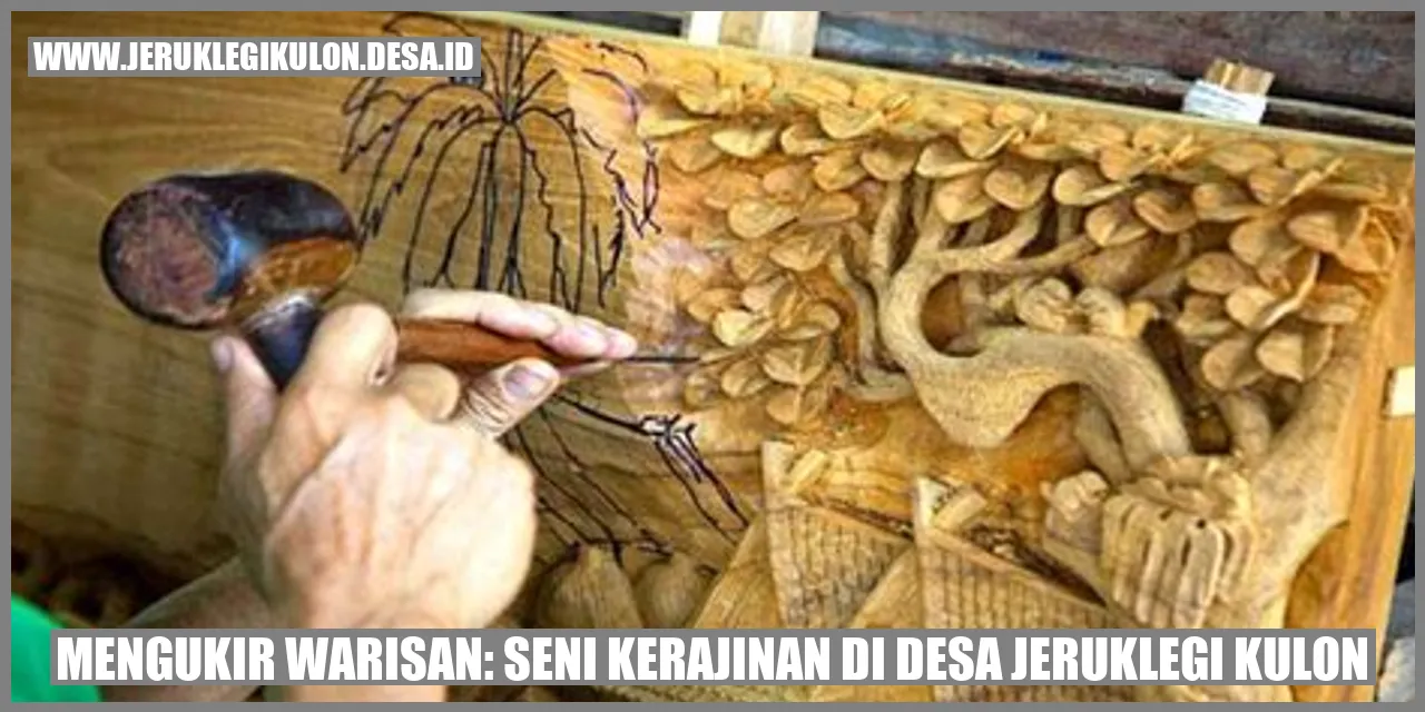 Gambar Seni Kerajinan di Desa Jeruklegi Kulon