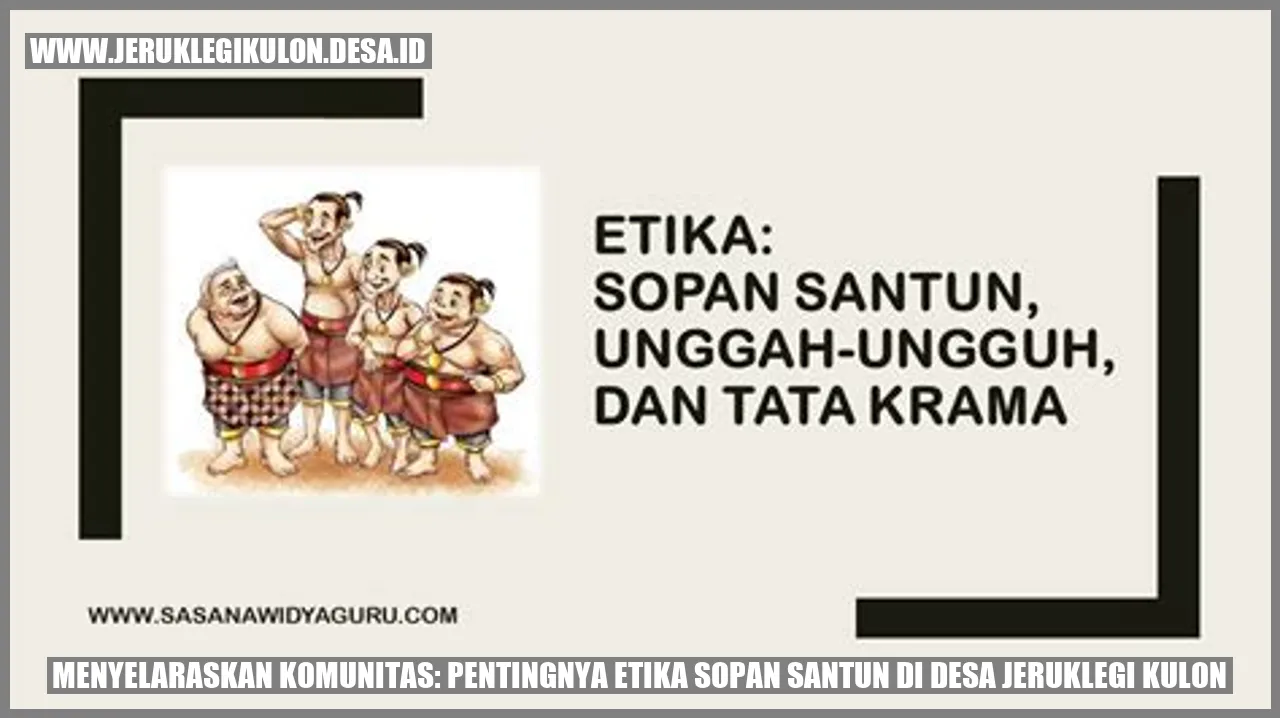Gambar Etika Sopan Santun