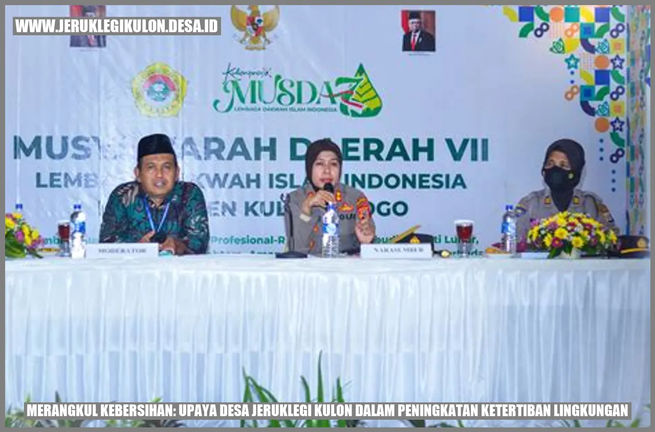 Merangkul Kebersihan: Upaya Desa Jeruklegi Kulon dalam Peningkatan Ketertiban Lingkungan
