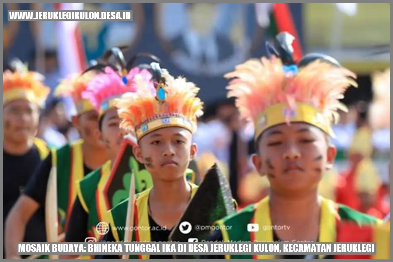 Mosaik Budaya: Bhineka Tunggal Ika di Desa Jeruklegi Kulon, Kecamatan Jeruklegi