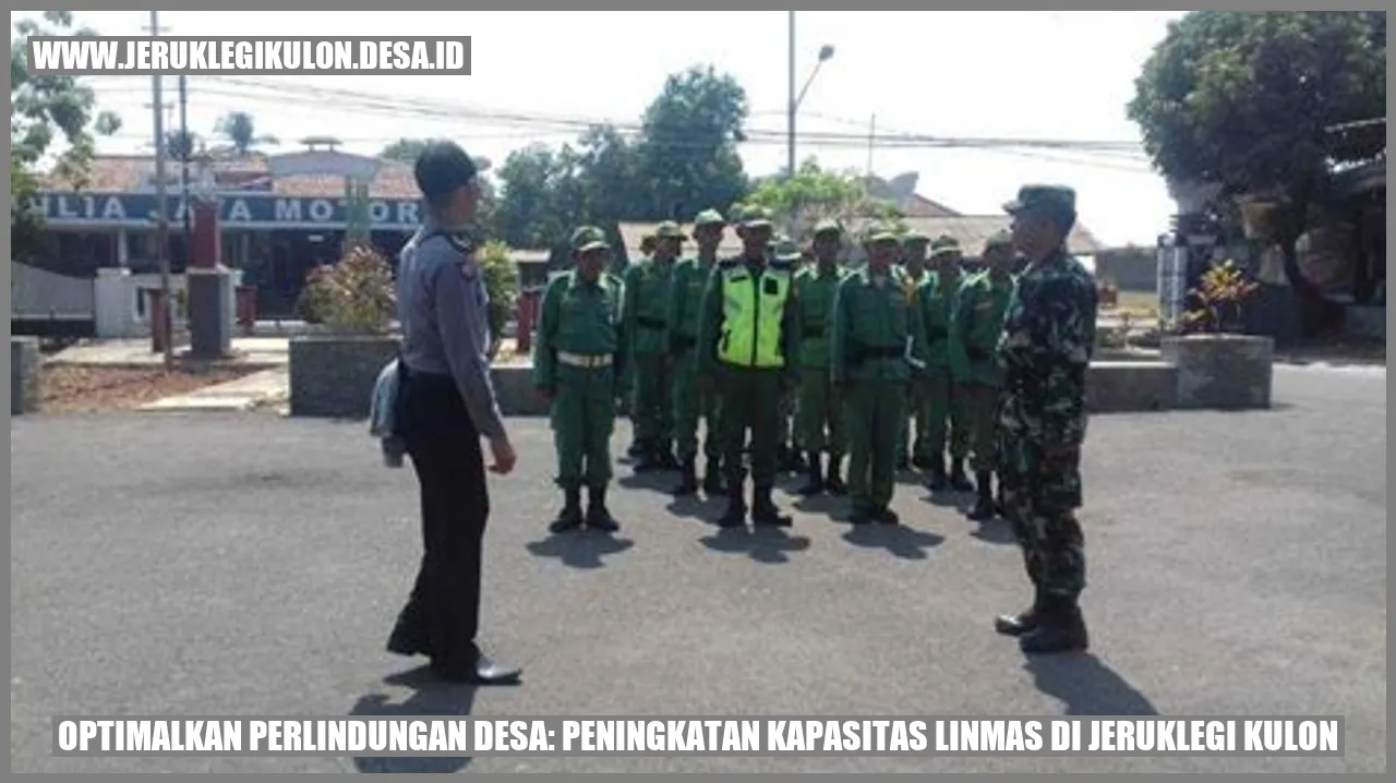 Gambar Linmas di Desa Jeruklegi Kulon