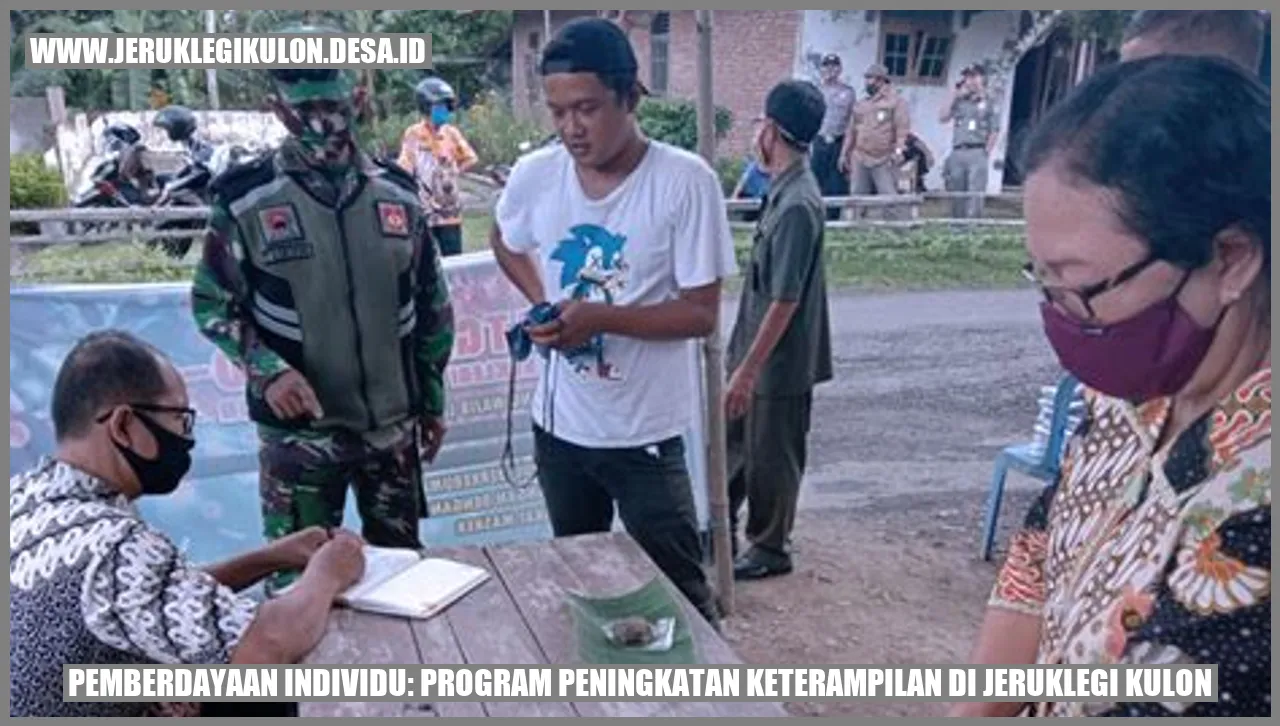 Pemberdayaan Individu: Program Peningkatan Keterampilan di Jeruklegi Kulon