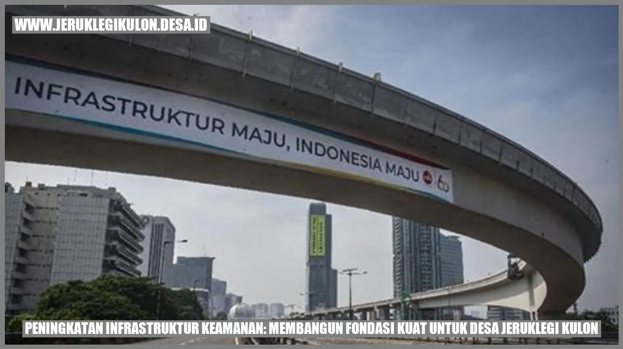 Peningkatan Infrastruktur Keamanan: Membangun Fondasi Kuat untuk Desa Jeruklegi Kulon