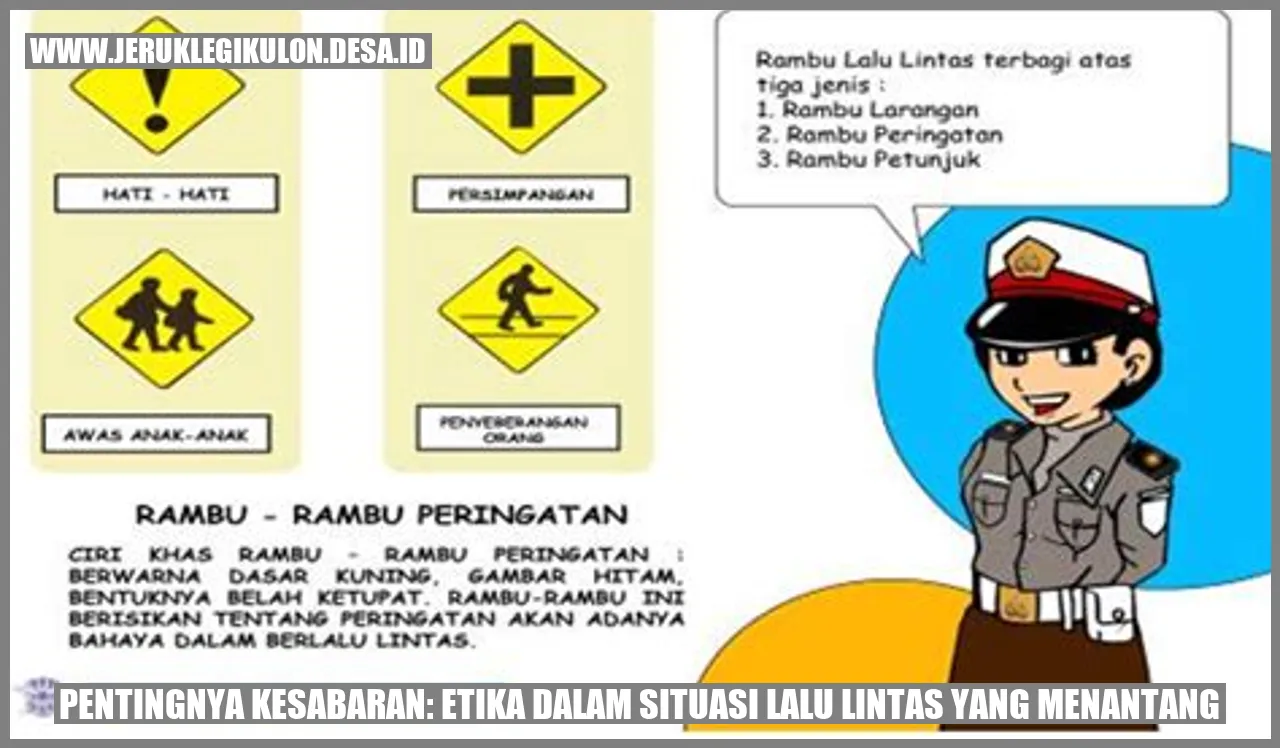 Gambar Pentingnya Kesabaran: Etika dalam Situasi Lalu Lintas yang Menantang