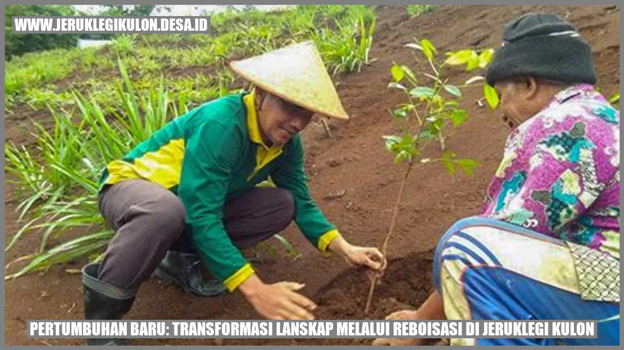 Reboisasi di Jeruklegi Kulon