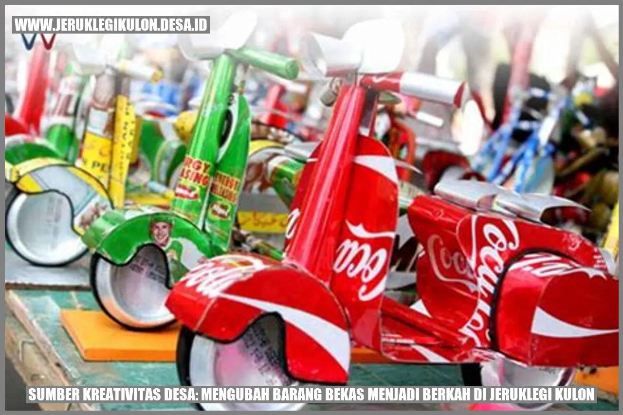 Sumber Kreativitas Desa: Mengubah Barang Bekas menjadi Berkah di Jeruklegi Kulon
