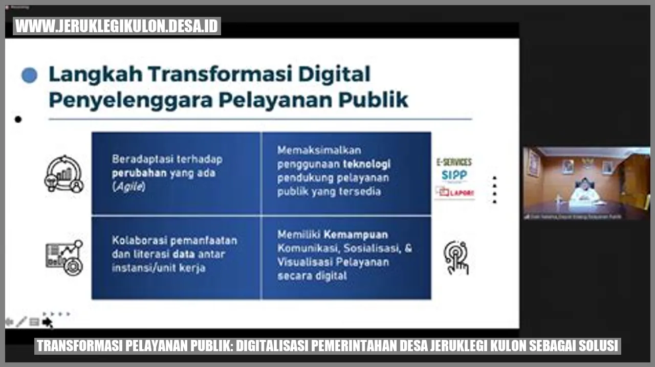 Transformasi Pelayanan Publik: Digitalisasi Pemerintahan Desa Jeruklegi Kulon sebagai Solusi