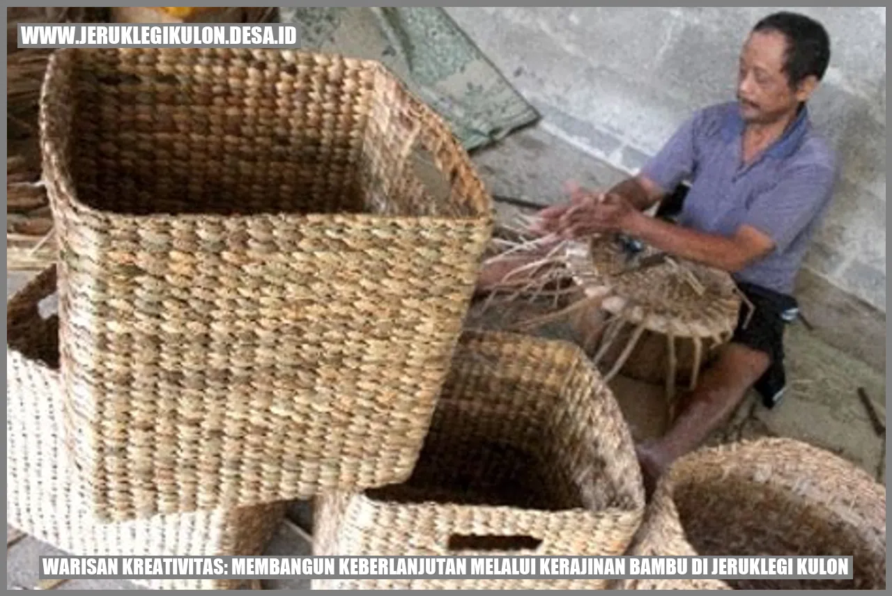 Gambar Kerajinan Bambu
